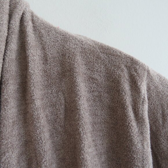 BAREFOOT DREAMS CozyChic Ultra Lite Knit Duster Cardigan in Neutral Tan - Size S - Picture 4 of 15